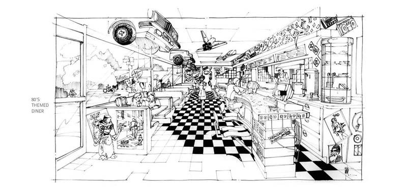 Illustration for article titled Brand New Concept Art of Back to the Future Part II's 2015 Technology